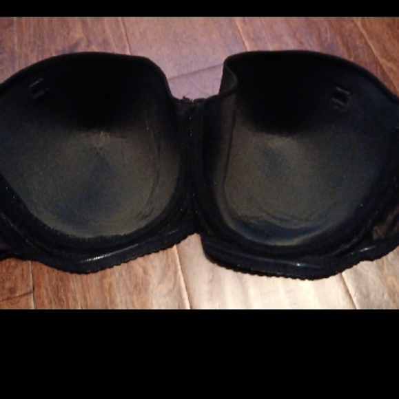 Black Fushia By Secret Lace Woman's Bra Size 42DD Black - Picture 4 of 4